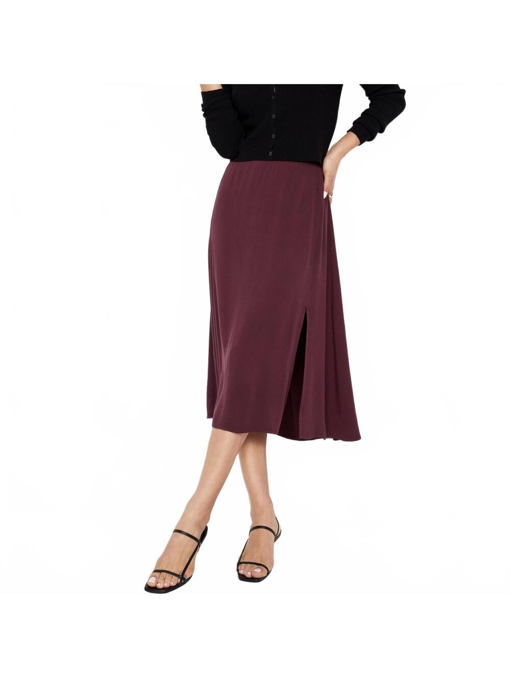 Smocked-Waist Midi Skirt Old Navy NWT Royal Velvet Small